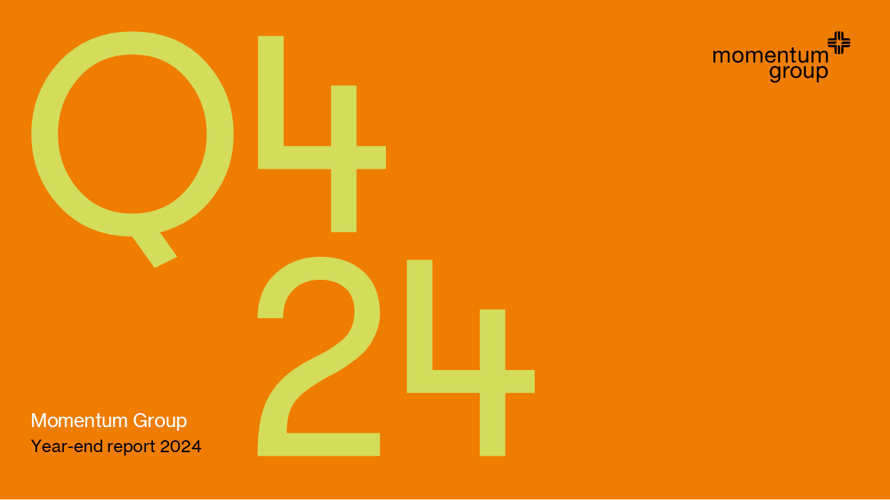 Momentum Group Q4 2024: Organic growth and strong cash flow in the last quarter of the year