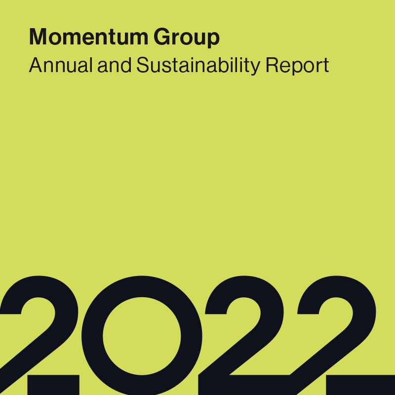 Momentum Group publishes Annual and Sustainability Report 2022