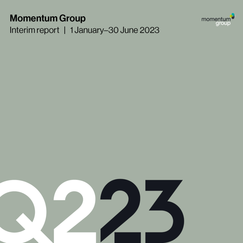 Momentum Group Q2 2023: Continued favourable organic and acquisition-driven growth