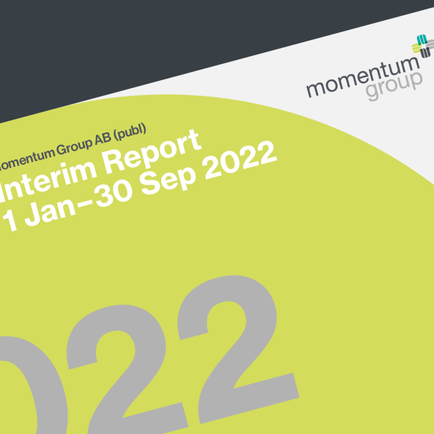 Momentum Group Q3 2022: Activity level remains high, with increased revenue and favourable profit growth