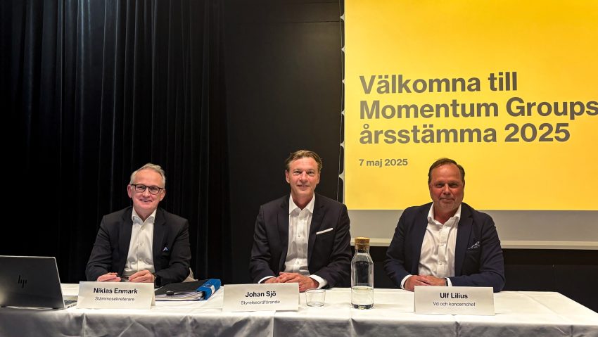 Kommuniké från årsstämma 2025 i Momentum Group AB