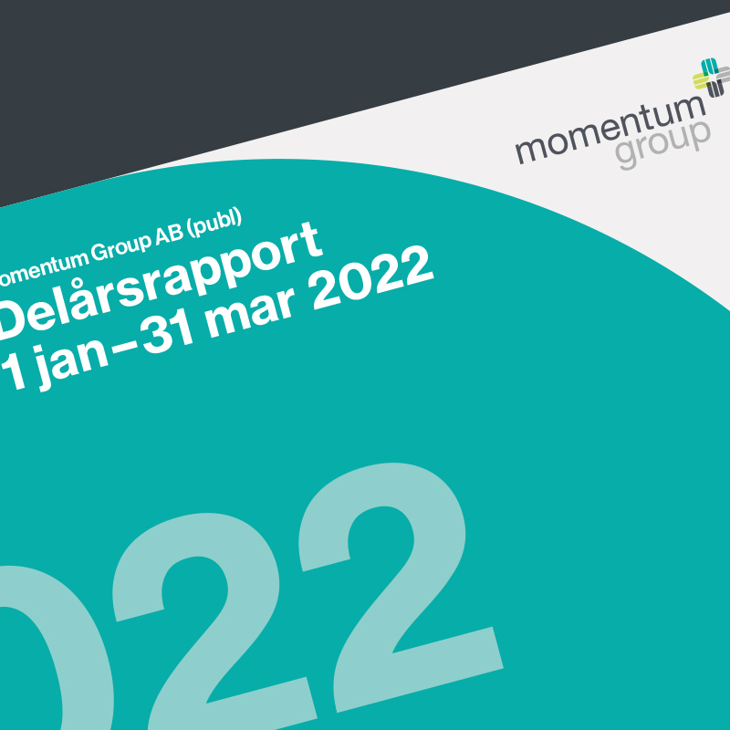 Momentum Group Q1 2022: Stabilt affärsläge och positiv resultatutveckling trots oro i omvärlden
