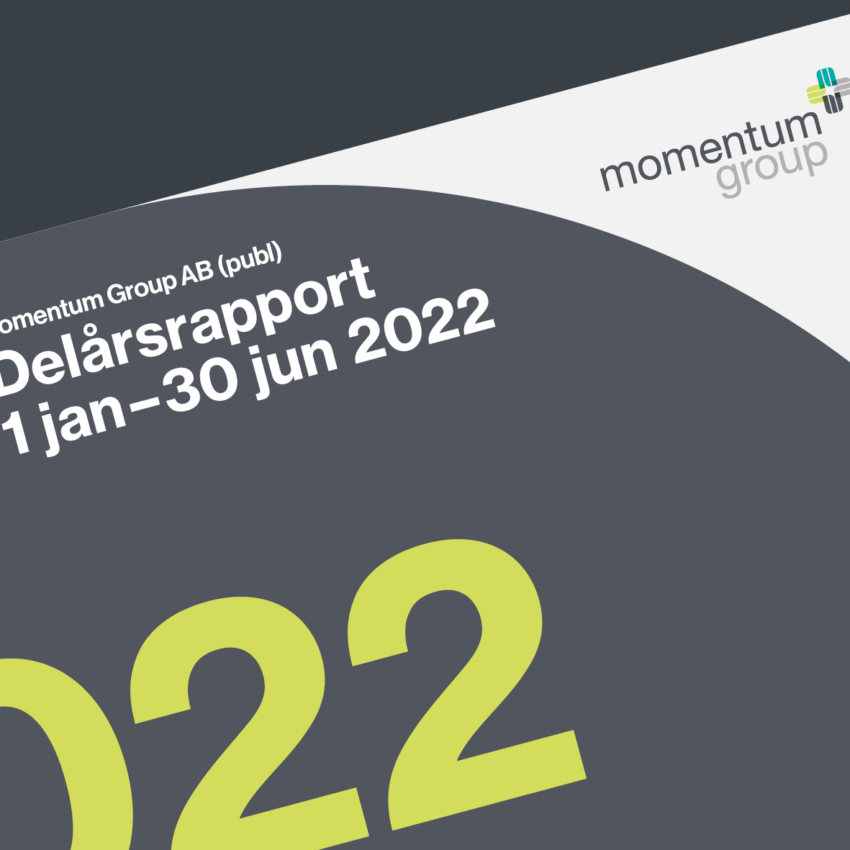 Momentum Group Q2 2022: Fortsatt stabilt affärsläge och positiv resultatutveckling