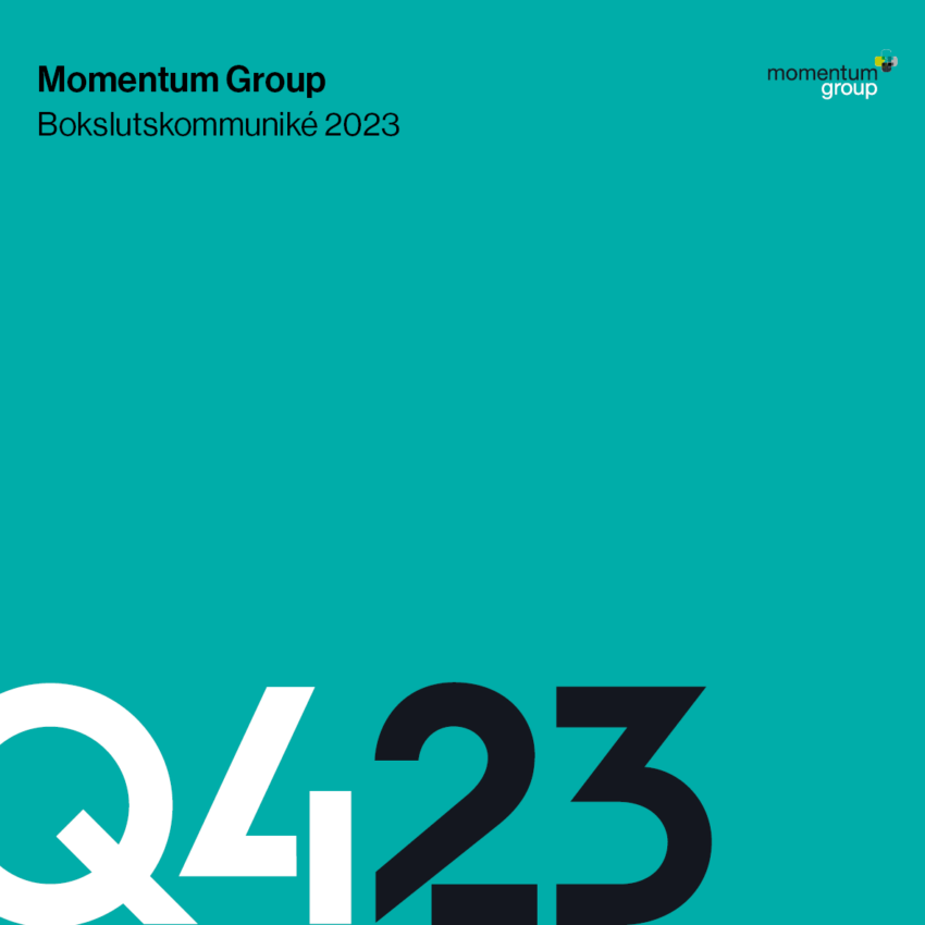 Momentum Group Q4 2023: Stabil avslutning på ett år präglat av stark tillväxt